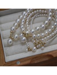 Pulsera de perlas blancas de 2-10 mm cultivadas en agua dulce de 6-8 mm, pulseras de perlas de plata de ley 925 para mujeres y niñas