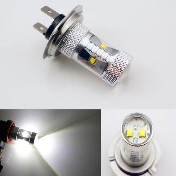 Iluminación blanca 30W H1/H3/H4/H7/9005/9006/9007 LED Bombilla de luz antiniebla 12VDC lámpara drl de conducción delantera del coche