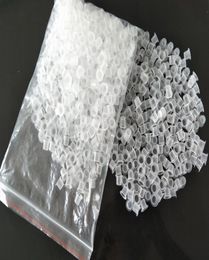 White 500pcs 8 mm petite taille Tatouage professionnel tasse à encre Caps Plastic Transparent Pigment Cap Cape Tattoo Machine Accessoire4814796