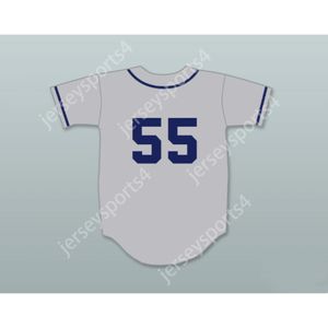 Wit 55 DANNY MCBRIDE KENNY POWERS SEATTLE HONKBALJERSEY OOSTBOUND Gestikt