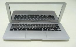 Witte en zilveren mini laptops spiegel laptop draagbare mini spiegel persoonlijkheid voor MacBook Air 100 PCSlot DHL2474142