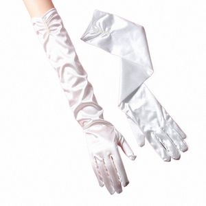 Gants de mariée à doigt perlé blanc, gants de mariage élégants, adaptés aux actions de mariage des femmes W98M # #