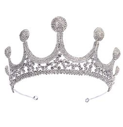 Blanc belle princesse chapeaux chic diadèmes de mariée accessoires superbes cristaux perles diadèmes et couronnes de mariage 121058636435