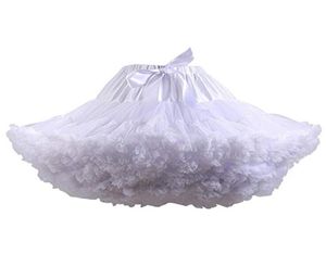 Jupons blancs et noirs pour filles, sous-jupe Crinoline de mariée pour fête, jupe de danse de Ballet Tutu3189810