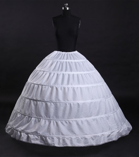 Les sous-jupes de la mariée blanche glissent les jupons de mariage accessoires de robe de bal accessoires pour la robe quinceanera