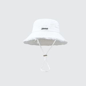 Chapeau de seau blanc designer 2024 chapeau de pêcheur classique jq