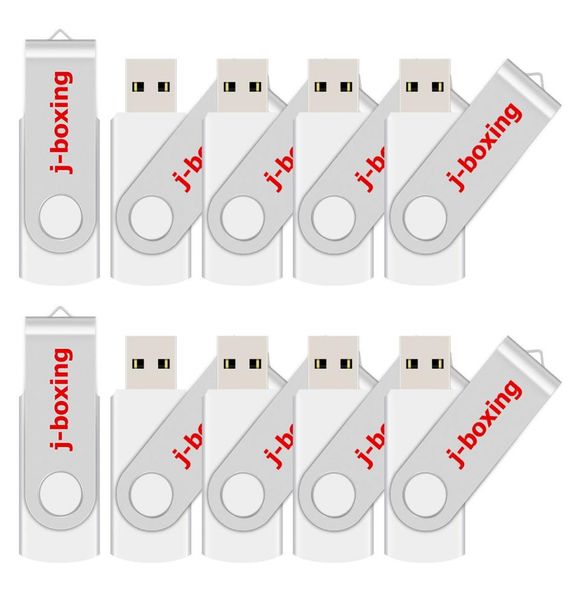 Clé USB 20 rotative en métal, 10 pièces, clé USB 20, clé USB 64M, 128M, 256M, 512M, 1G, 2G, 4G, 8G, 16G, 32G, pour PC, Lap7558833, en vrac, 10 pièces