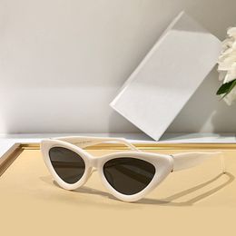Witte Cat Eye Zonnebril Addy/s Vrouwen Zomer Sunnies gafas de sol Designers Zonnebril Shades Occhiali da zool UV400 Eyewear