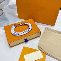 Witte keramische man Armband 361 Titanium Staal met Glanzende Hoge Kwaliteit Persoonlijkheid Ketting Armband Mode Vakantie geschenken sieraden Supply