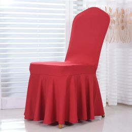 Funda de silla blanca Funda de silla de spandex para banquete de bodas 11 LL