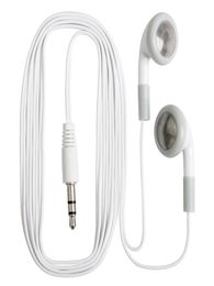 Auriculares desechables blancos más baratos, audífonos para autobús, tren o avión, regalo para museo, concierto para escuela, fábrica completa p7724336