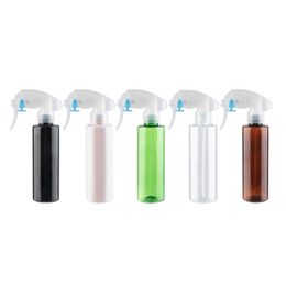 White Clear Green Black Brown Plastic Spray Flessen voor Detergent Cleanser 150 ml Trigger Pump Watering Vloeistof Containers 12pcs