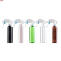 White Clear Green Black Brown Plastic Spray Flessen voor Detergent Cleanser 150 ml Trigger Pump Watering Vloeistof Containers 12PcSgood QTY