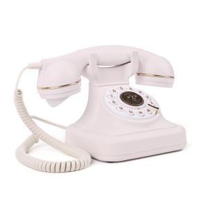 Witte kleur Audio gastenboek Telefoon Bruiloft telefoon opname vintage Telefoon voor bruiloft idee Feestgebruik