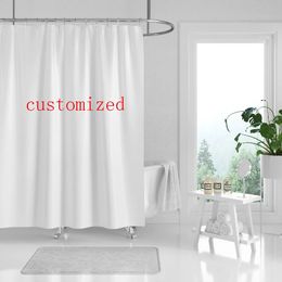 Wit aanpasbaar douchegordijn badkamer scheidingsgordijn bad decor achtergrond huisdecoratie met haken 240313
