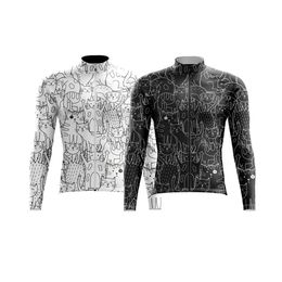 Maillot de cyclisme blanc pour hommes, maillot de vtt, équipe de vélo, chemise de cyclisme à manches longues, vêtements de vélo d'été Premium, 2024