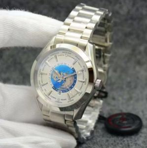 Witte Dial Aqua Terra 150m WorldTimer Limited Watch 41 mm kwarts batterij Power Ocean Roestvrij staal sportzee over de hele wereld heren horloges kerstcadeaus