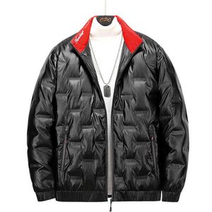 Doudoune blanche pour hommes Style Parka d'hiver ultra-mince léger hiver grande taille 4XL 5XL 6XL 7XL 8XL manteau chaud noir brillant argent G1115