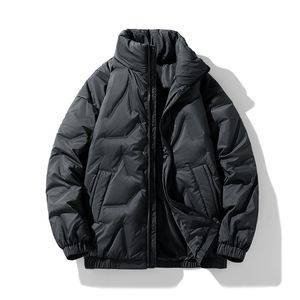 Manteau en duvet de canard blanc pour homme, manteau d'hiver en laine épaisse et chaude à col montant, nouvelle collection 2023