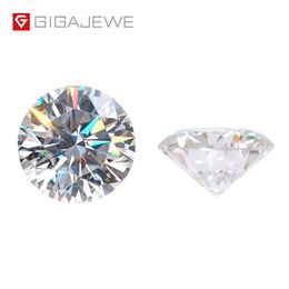 Witte EF Kleur Ronde Cut Moissanite Losse Edelsteen Bedels Kralen 3 5mm-9mm Voor Sieraden Making193c