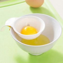 Filtro de separador de yema de huevo blanco Divisor de huevo Divisor de alimentos Tasúrpero de plástico Tamiz Tamiz de cocción Herramientas de cocción Herramientas de cocina Herramientas