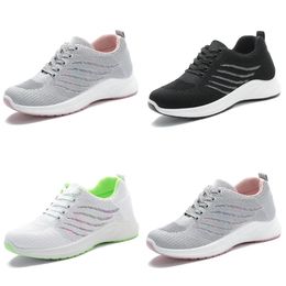 Blanco Flat Running Black Shoes Black Grey Pink Green Lifestyle Absorby Absorby Diseñador de moda Fashion House Outdoor Trainers Soft Sneakers Trainers Sports004