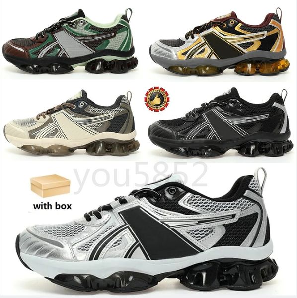 2025 Chaussures de course de concepteur de qualité supérieure Gel Carbon Pure Gold Graphite Dark Sépia Birch Dark Taupe Gris Black Mens Womens Sports Sneakers Outdoor EUR 36-45 avec boîte