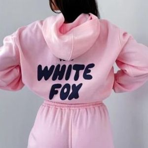 White Fox Sweat à capuche Ensembles Designer Survêtement Femmes Hommes 2 pièces Ensemble Femme Vêtements Vêtements Ensemble Sportif Pull à manches longues à capuche Survêtements Printemps Automne WinterG1DJ