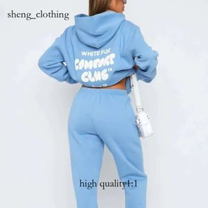 Witte Foxx Hoodie Sets Woman Two 2 -Piece Women Men Men Clothing Sporty Pullover Tracksuit Off HoodiesUt 948