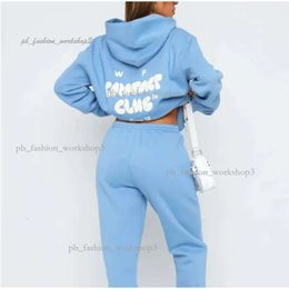 White Foxx Hoodie Trainingspak Sets Kledingset Dames Lente Herfst Winter Nieuwe Hoodie Set Modieus Sportief Trui met lange mouwen en capuchon 997