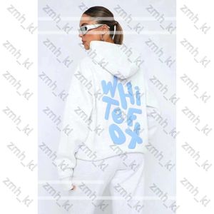 White Foxx Hoodie Weomen xxl Designer Hoodie Femmes Two Piece Set Printemps Automne Hiver Nouvel Sweat Sweat Sweat Fashion Sport Sport Sport Sportif à manches longues Whitefox Hoodie 832