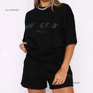 White Foxx Shirt 24SS femme imprimé White Foxx Tracksuit Lettres anglaises Tshirt Sportswear Sportswear White Foxs T-shirts Twirts Two-Piece Set of Shorts Top Quality 808