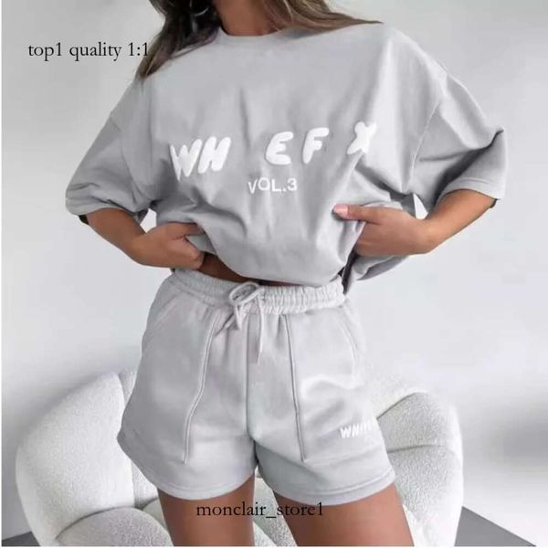 White Foxx Shirt Designer T-shirt Woman Set Tracksuit Lettres anglaises Tshirt Un nouveau swear élégant pour hommes T-shirts en deux pièces de shorts multi-styles Choisissez 896