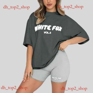 tshirt de chemise White Foxx Tshirt Tshirts de qualité supérieure Coton Tees décontractés pour hommes shorts Street Slim Fit Hip Hop Streetwear Tshirts 6334 White Foxs Hoodie