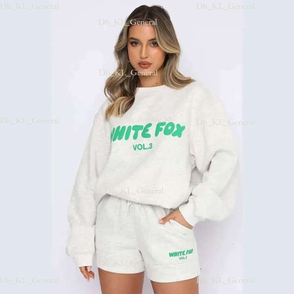 White Foxx T-shirt Femmes Suit nouveau designer Tracksuit Fomes Fashion Fashion Spory Two Piece Pantalons Sweat Pants Casual Jogging Suit 196 Off Whiteshoes Shirt 933