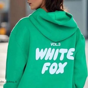 Witte Foxx Weomen XXL Dames Tweede stuk Lente herfst Winter Nieuwe hoodie Set Fashionable 915 Whitefox Hoodie
