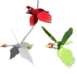 White Garden Windmill Spinners Whirligigs Asuka Series Yard Standue Wind Sculptures for Courtyard Patio Lawn Decoration Gift Q08118639605