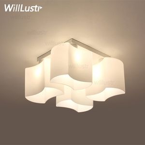 wit glas plafondlamp moderne ontwerp frosted glas schaduw licht thuis collectie verlichting slaapkamer foyer deuropening wolk lichten