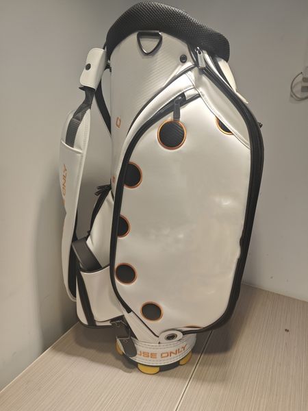 Sacs de Golf blancs Circle T, sacs de chariot unisexes, sac étanche en PU, contactez-nous pour voir des photos du produit lui-même o he