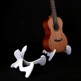 Witte gitaarhouder ukelele plank ukelele vouwen verticale standaard gitaar pvc bracket accessoires 25/15/0.8 cm ukelele stand