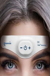 Masseur à tête blanche Tentes de batterie Insomnia Sleep Instrument Microcurrent Sleep Gel for Depression Migraine Biological Clock Regulat2076177