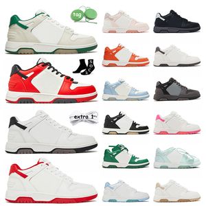 Baskets basses blanches en cuir de veau, chaussures de sport, motif flèches, chaussures de tennis, baskets de créateurs Virgil, Abloh rose, basket-ball, jogging, marche Ooo