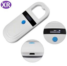 Wit Mini ISO Standaard Mini Animal ID RFID Reader FDX-B 134.2KHZ Microchip PET-scanner FDX-B (ISO11784 / 11785) 128Records