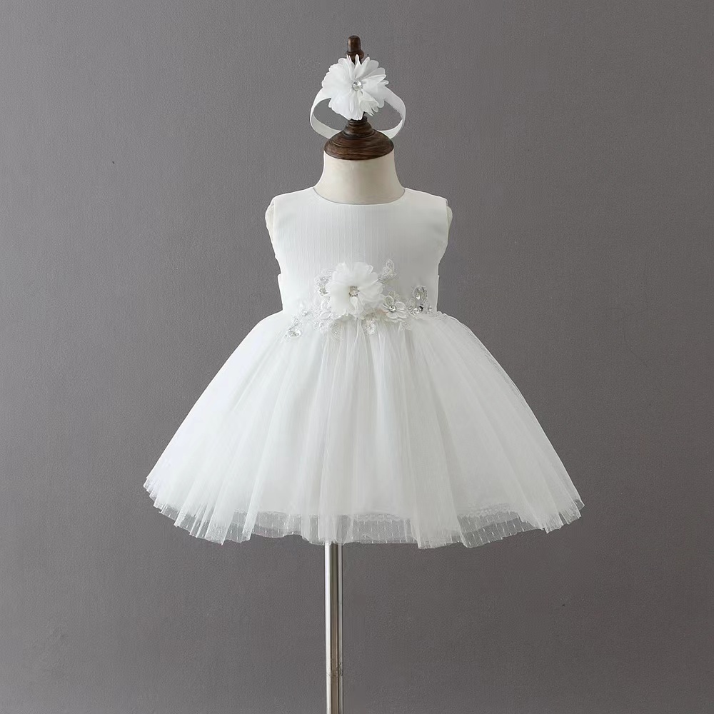 Erstkommunion-Kleider, Hundert-Tage-Hochzeitskleid, Prinzessin-Ballkleid-Kleid MQ9765