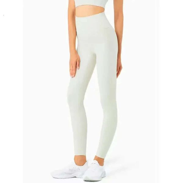 Collants opaques blancs pour femmes pour exercice de marathon Pantalon taille haute élastique Muticolor Fiess Sport de plein air Ladys XL Pantalon serré de créateur