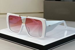 Lunettes de soleil blanches masque oversize rose dégradé femmes lunettes de soleil d'été gafas de sol Designers lunettes de soleil nuances Occhiali da sole UV400 lunettes