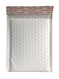 Blanc Perle Film Enveloppe En Plastique Bubble Mail Sacs Différentes Tailles Marchandises Épaissir Livraison Sac D'emballage Courier Express Pochette D'emballage avec Adhésif Sur Le Dessus