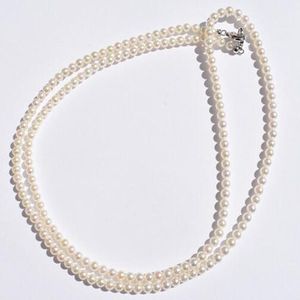 witte parelketting 18k