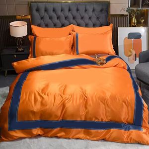 Wit plaidpatroon beddengoed set modieus delicaat paar luxe zachte dekbed set thuisbed accessoires onderscheidende designer beddengoed 4 stcs queen size jf021 b23