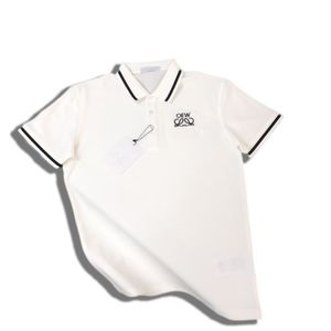wit poloshirt Heren revers Shirts Dames Designer Polo merkoverhemden modemannen top Letter polo's borduurt-shirts kleding t-shirt met korte mouwen Lente zomershirt
